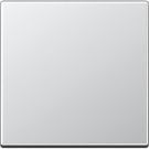 JUNG A500 stuurafdekking slagvast standaard - aluminium (A 1700 AL)