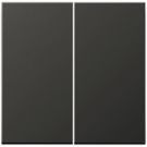 JUNG LS990 stuurafdekking standaard 2-voudig - antraciet (AL 1702 AN)