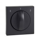 Schneider Electric systeem M centraalplaat voor ventilatorschakelaar - antraciet (MTN437114)