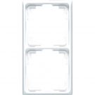 JUNG afdekraam 2-voudig voor wandgoot - CD500 - wit  (CD582KW)
