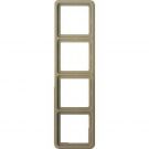 JUNG afdekraam 4-voudig - CD500 goud brons (CD 584 GB)