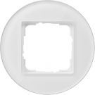 Gira Studio afdekraam 1-voudig glas wit