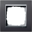 Gira Event afdekraam 1-voudig aluminium/antraciet