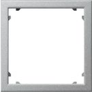 Gira adapterraam vierkant 45x45mm - systeem 55 aluminium (028326)