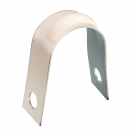 JMV zadel 15-16mm U model wit per 500 stuks (100060)