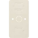 JUNG AP600 opbouw bodemplaat montageplaat tweevoudig t.b.v. combinaties - creme wit (328-676)