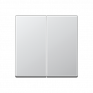 JUNG A500 serieschakelaar 2-delige wip aluminium