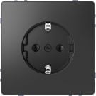 Merten by Schneider Electric D Life wandcontactdoos met steekklemmen - antraciet (MTN2301-6034)