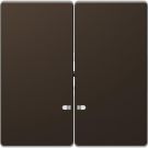 Merten by Schneider Electric D Life seriewip met controlevenster - mocca metallic (MTN3420-6052)