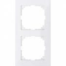 Merten M-Pure 2-voudig afdekraam - polarwit glanzend (MEG4020-3619)