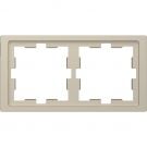 Schneider Electric D Life afdekraam 2-voudig - sahara (MTN4020-6533)