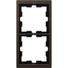 Merten by Schneider Electric D Life afdekraam 2-voudig - mocca metallic (MTN4020-6552)