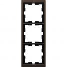 Merten by Schneider Electric D Life afdekraam 3-voudig - mocca metallic (MTN4030-6552)