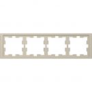 Schneider Electric D Life afdekraam 4-voudig - sahara (MTN4040-6533)