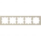 Schneider Electric D Life afdekraam 5-voudig - sahara (MTN4050-6533)