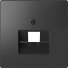 Merten by Schneider Electric D Life centraalplaat voor RJ45 1-voudig - antraciet (MTN4521-6034)