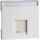 Merten by Schneider Electric Merten Systeem M inzetplaat 1-voudig voor RJ45 UTP - actief wit glanzend (MTN469825)