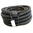 Frankische kabuflex mantelbuis met trekdraad en koppelstuk 40mm - zwart rol 50 meter (19130040)