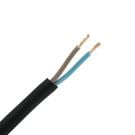 Neopreen kabel H05RR-F 2x0.75 per meter