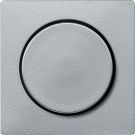Merten by Schneider Electric systeem M centraalplaat met draaiknop - aluminium (MTN5250-0460)