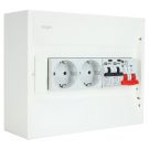 EMAT PV-verdeler 2x B16 alamat met 2x WCD en hoofdschakelaar (PV0007)