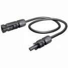 Solar kabel 6mm zwart 2 meter met MC4 connectoren