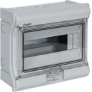 Hager lege waterdichte groepenkast 1 rij 8 modules 237x 210 (VE110F)