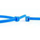 WKK tie wraps 2.5x100mm blauw - per 100 stuks (11032671)