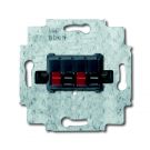 ABB Busch-Jaeger 0248/05-101 BJ 2X LUIDSPREKERAANSL.ZWART (0248/05-101)