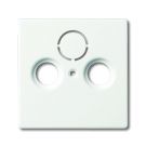 ABB Busch-Jaeger centraalplaat voor antennecontactdoos - future linear studiowit mat (1743-884)