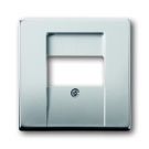 ABB Busch-Jaeger centraalplaat luidspreker/TAE/USB - Pure stainless steel (1766-866)