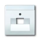 ABB Busch-Jaeger centraalplaat voor datadoos 1 x RJ45 - Solo studiowit (1803-84)