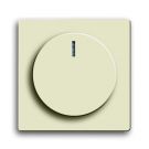 ABB Busch-Jaeger centraalplaat met knop tbv draaidimmer - Future Linear ivoorwit (6540-82-102)