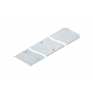 Niedax kabelgoot RDV deksel met draaisluiting staal 70mm - lengte van 3 meter (161377)