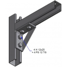 Niedax VF montagehoek 1015/16 staal (80215)