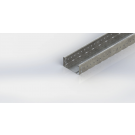 Niedax RLUC kabelgoot gesloten staal 60x120mm (HxB) - lengte van 3 meter (160160)