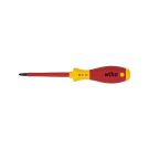 Wiha SoftFinish schroevendraaier VDE pozidriv PZ1 191mm lengte - schacht 80mm (00878)
