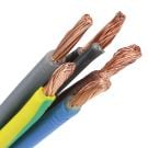 Dynamic pur kabel H07BQ-F 5x4 mm2 geel per meter