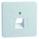 PEHA centraalplaat voor 1 x UAE/IAE - standaarde alpin wit (80.610.02 UAE/1-N)