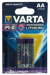 Varta Professional Ultra AA Lithium LR6 1,5V blister van 2 stuks (371230)