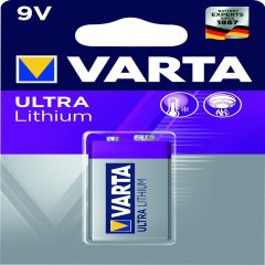 Varta Professional Ultra 9V Lithium (rookmelder) 6LR61 blister van 1 stuk (3790376)