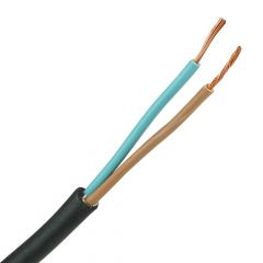 Neopreen kabel H07RNF 2x1mm per 1 meter