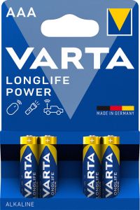 Varta Longlife Power AAA Alkaline LR03 1,5V blister van 4 stuks (371110)