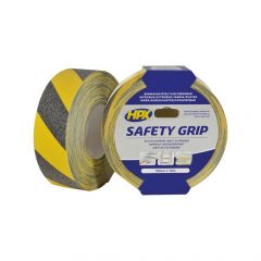 HPX grip tape 50mm x 18 meter zwart/geel (SY5018)