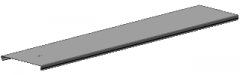 Legrand Deksel kabelgoot P31+ L2000 B200 Sdz opklikbaar per 2 meter
