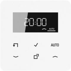 JUNG CD500 timer standaard met display - alpin wit (CD 1750 D WW)