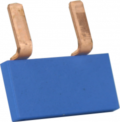 EMAT doorverbinder 2-voudig blauw