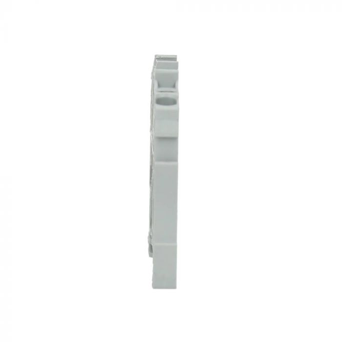 Wago rijgklem 2-draads 1,5 mm grijs (2001-1201)