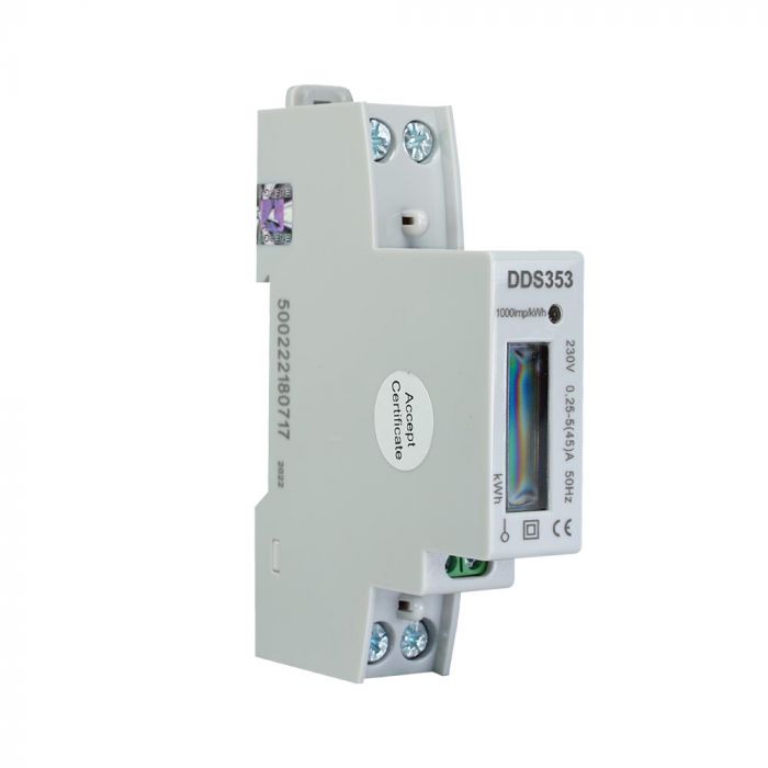 EMAT kWh meter 45A 1-fase digitaal MID (EMATKWH1F32DMID)
