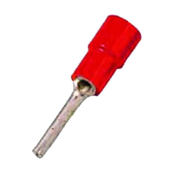 Intercable Q-serie DIN geïsoleerde stiftkabelschoen lang 10 mm² vertind - rood per 50 stuks (ICIQ10ST)